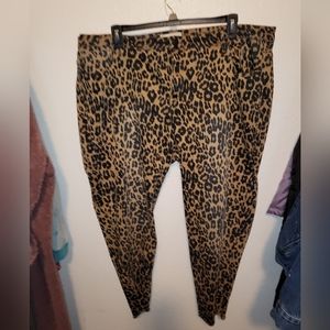 Lane Bryant Leopard Print Pant 28